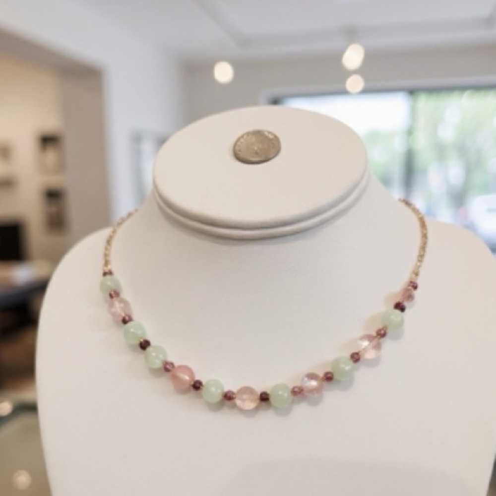 Pastel Beaded Necklace